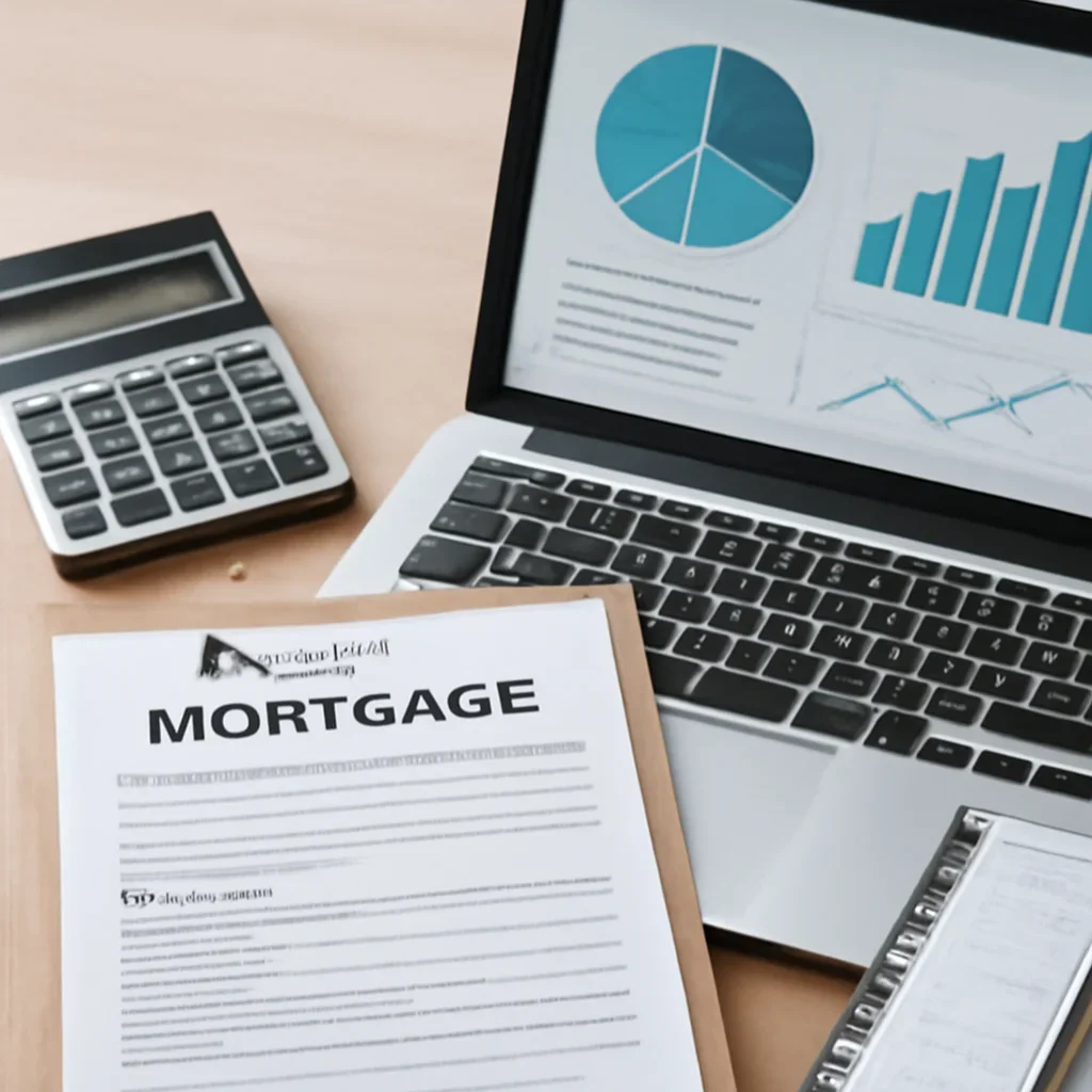 Can Self-Employed Borrowers Use a P&L Loan? supporting image with mortgage documents and digital planning tools