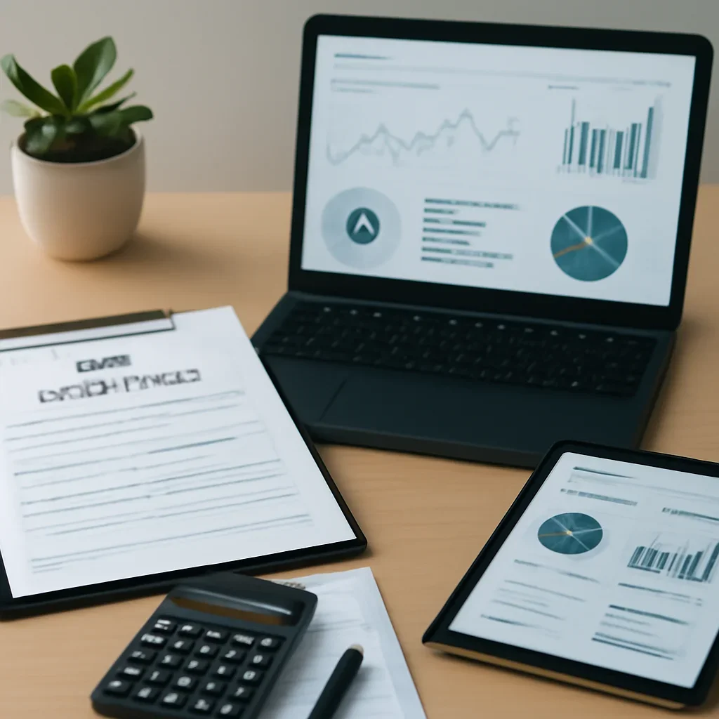 Down Payment Assistance Programs Explained supporting image with mortgage documents and digital planning tools