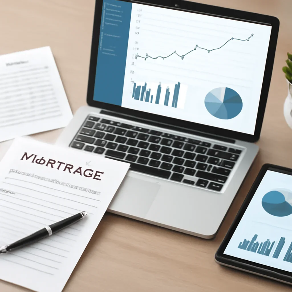 How to Build Your Next Deal Financing Plan supporting image with mortgage documents and digital planning tools