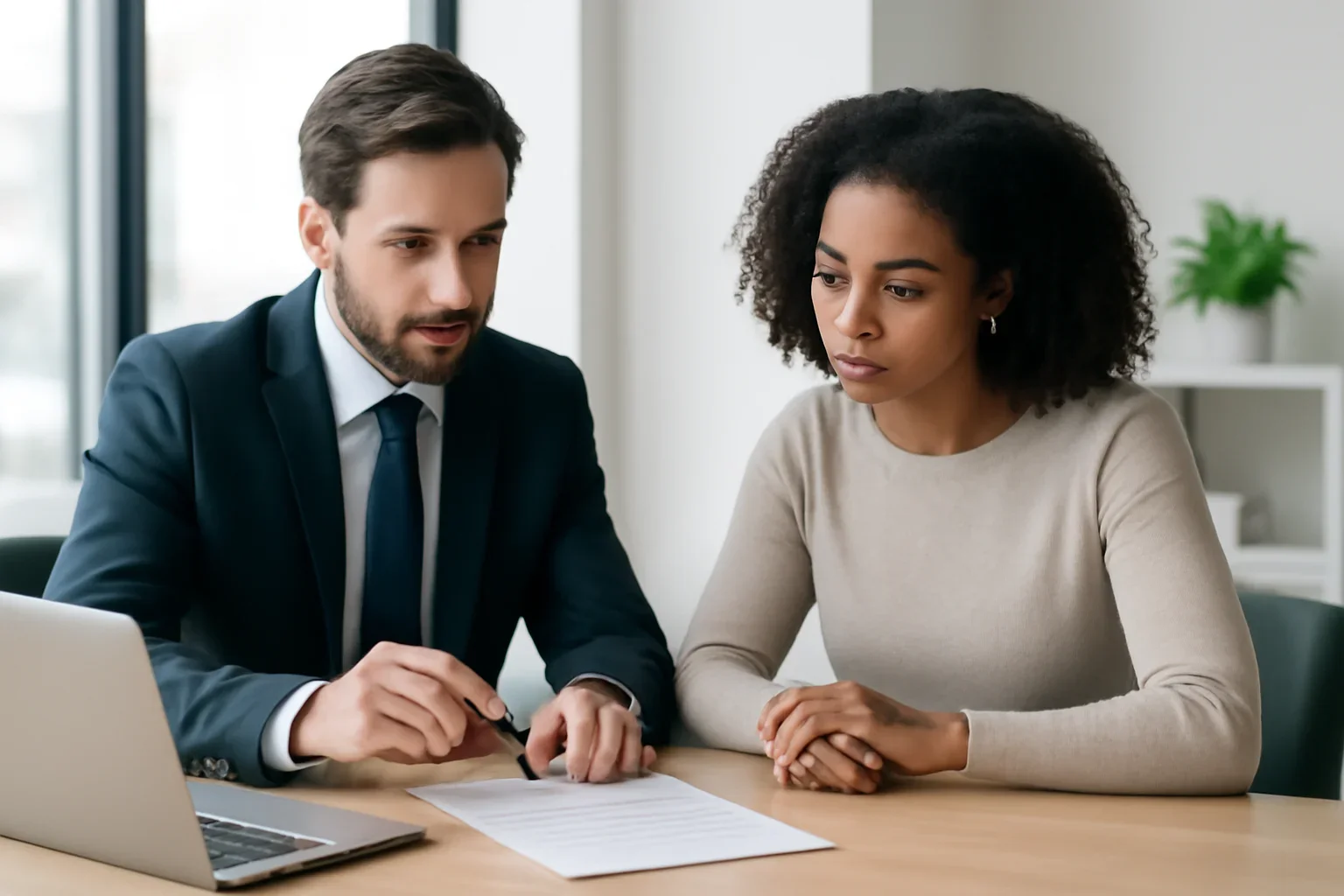 What Is a Conforming Loan and Why It Matters hero image with advisor and borrower reviewing mortgage strategy