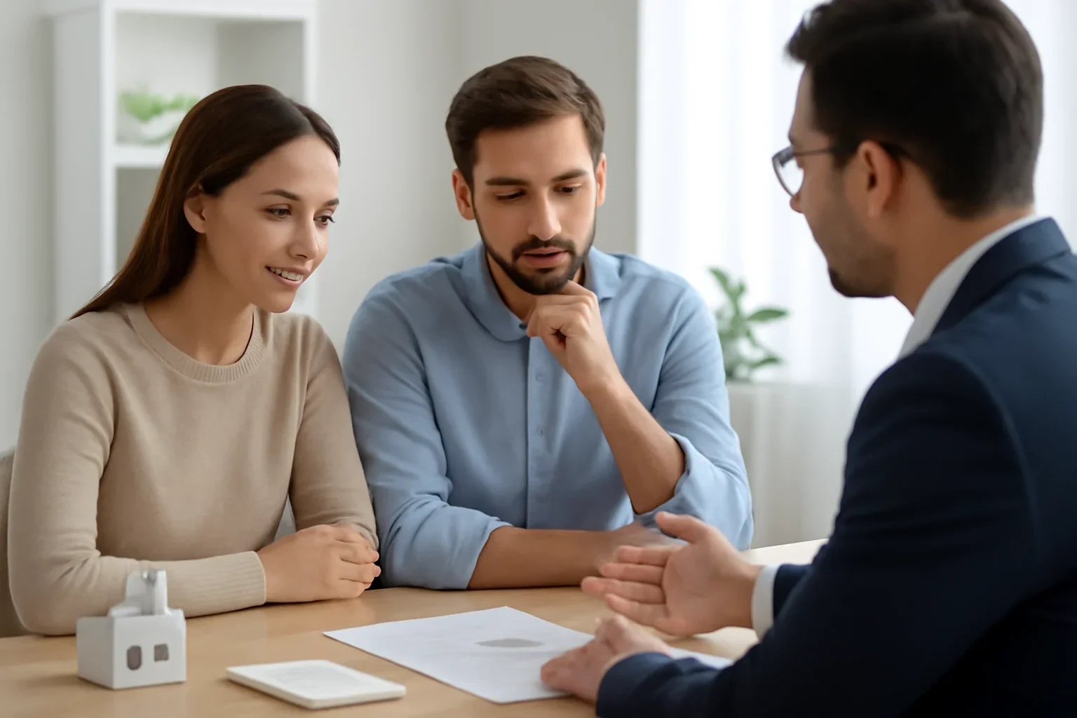 Book a Call hero image with borrower planning next mortgage step