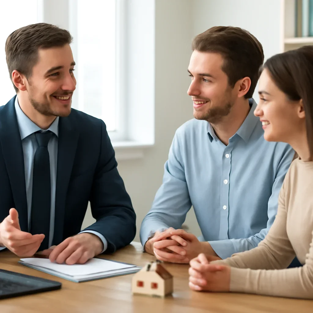 Mortgage Broker vs Bank consultation image showing a clear next-step meeting