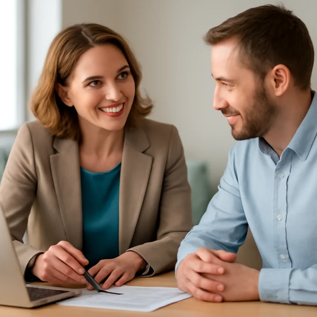 Digital Mortgage Application consultation image showing a clear next-step meeting