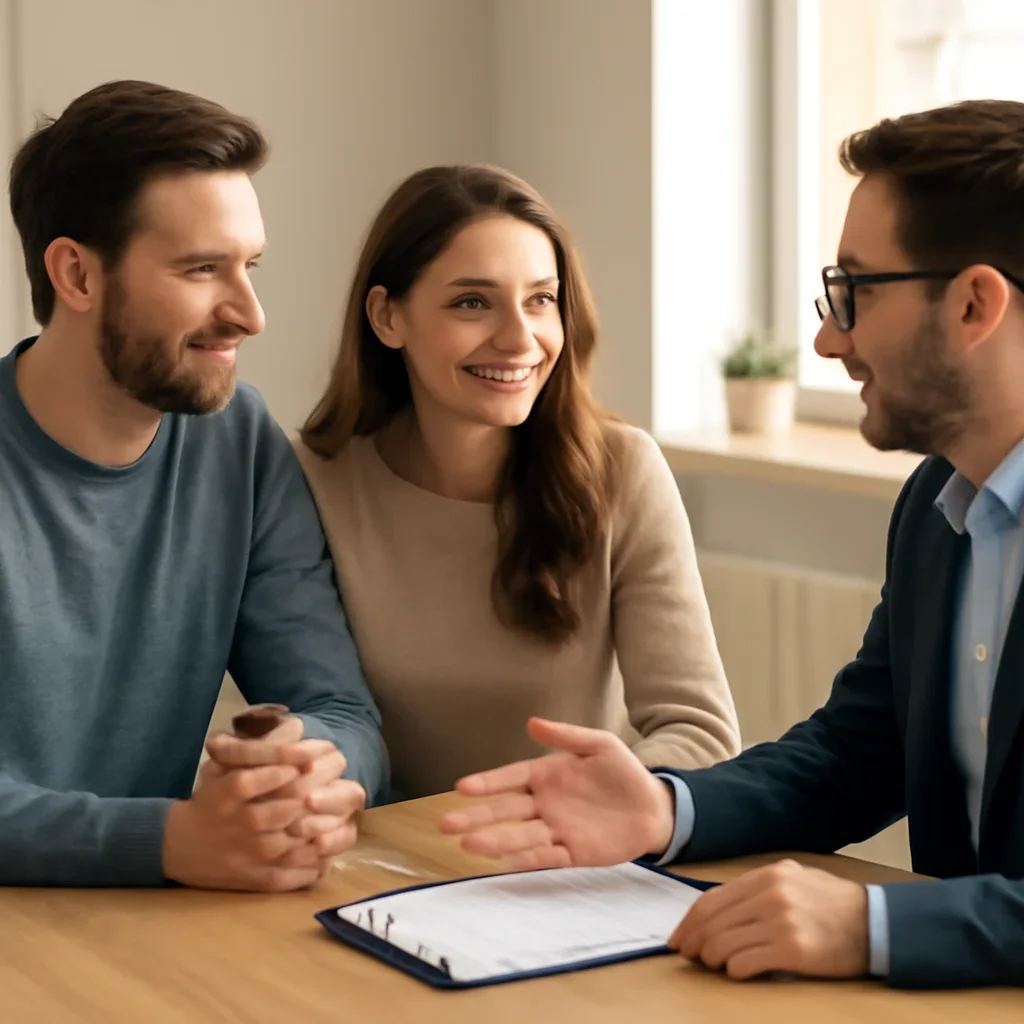 Historical Mortgage Rates consultation image showing a clear next-step meeting