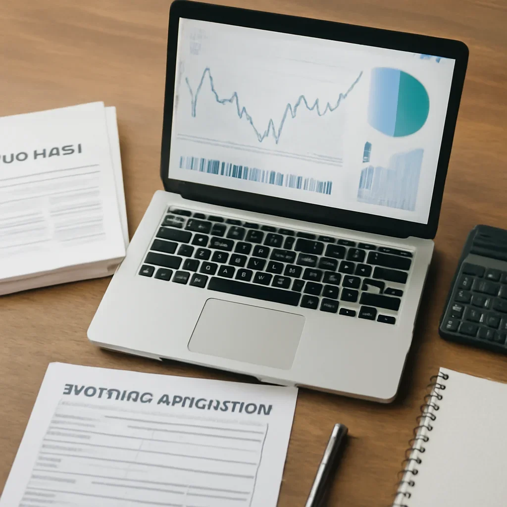 Historical Mortgage Rates supporting image with mortgage documents and digital planning tools