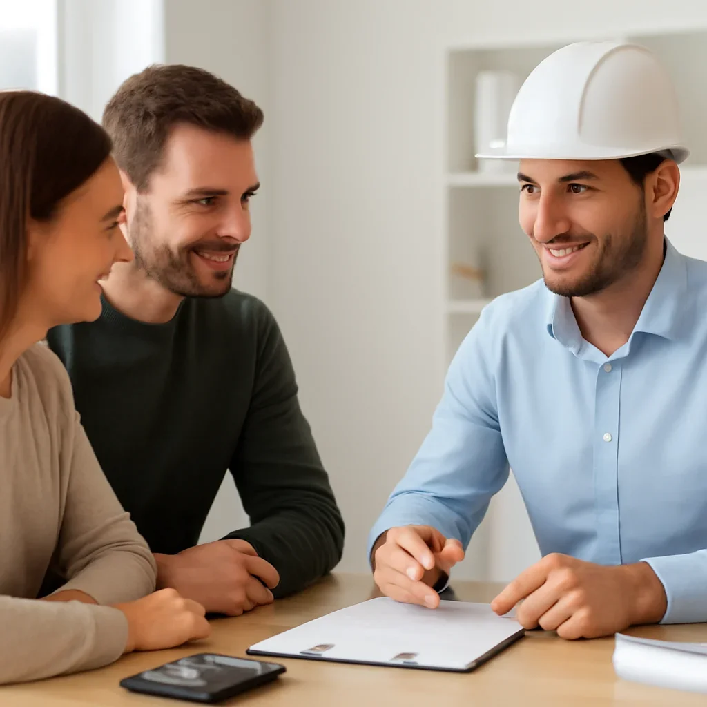For Builders consultation image showing a clear next-step meeting