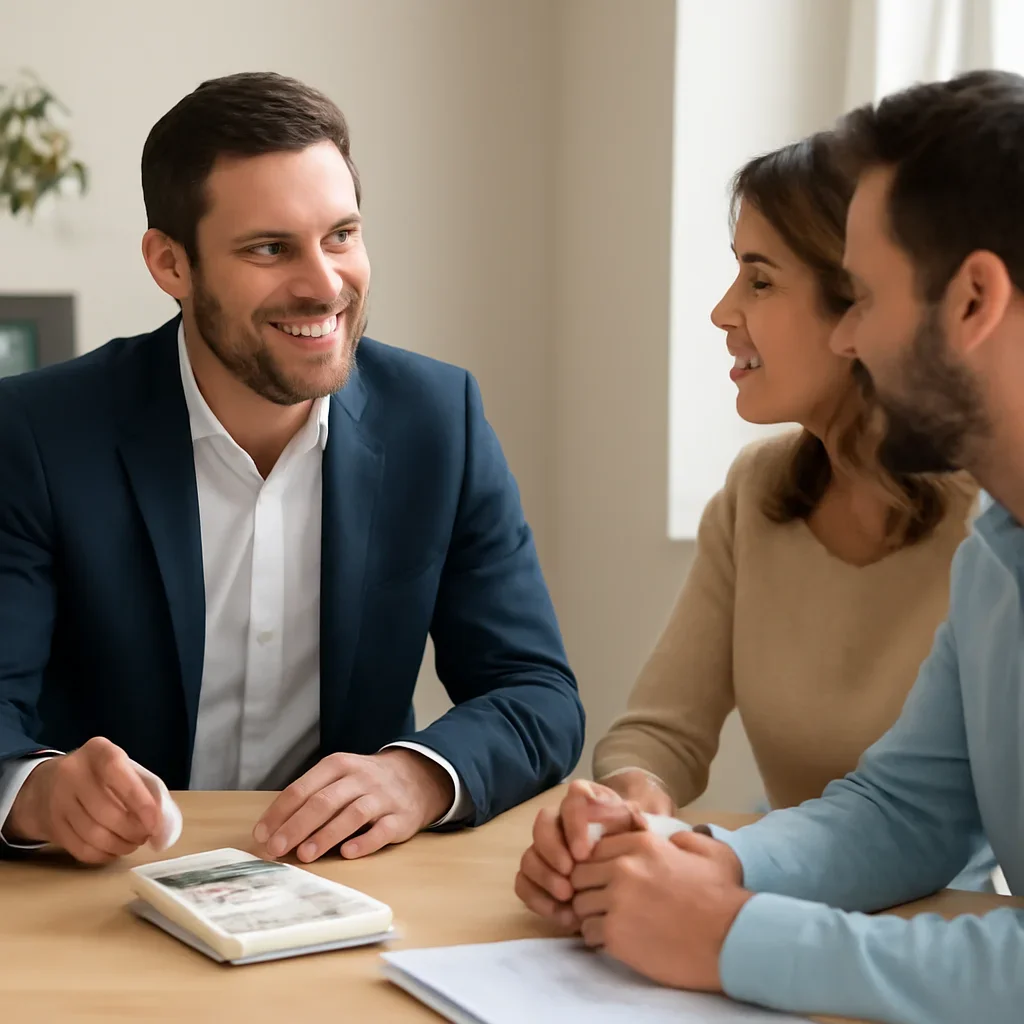 Mortgage Calculator consultation image showing a clear next-step meeting