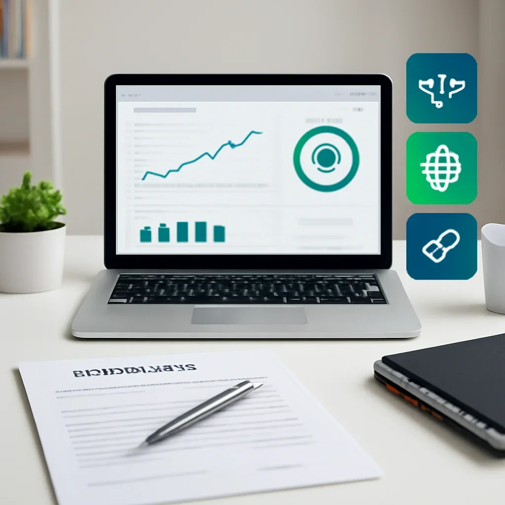 Tools & Integrations supporting image with digital mortgage tools and paperwork