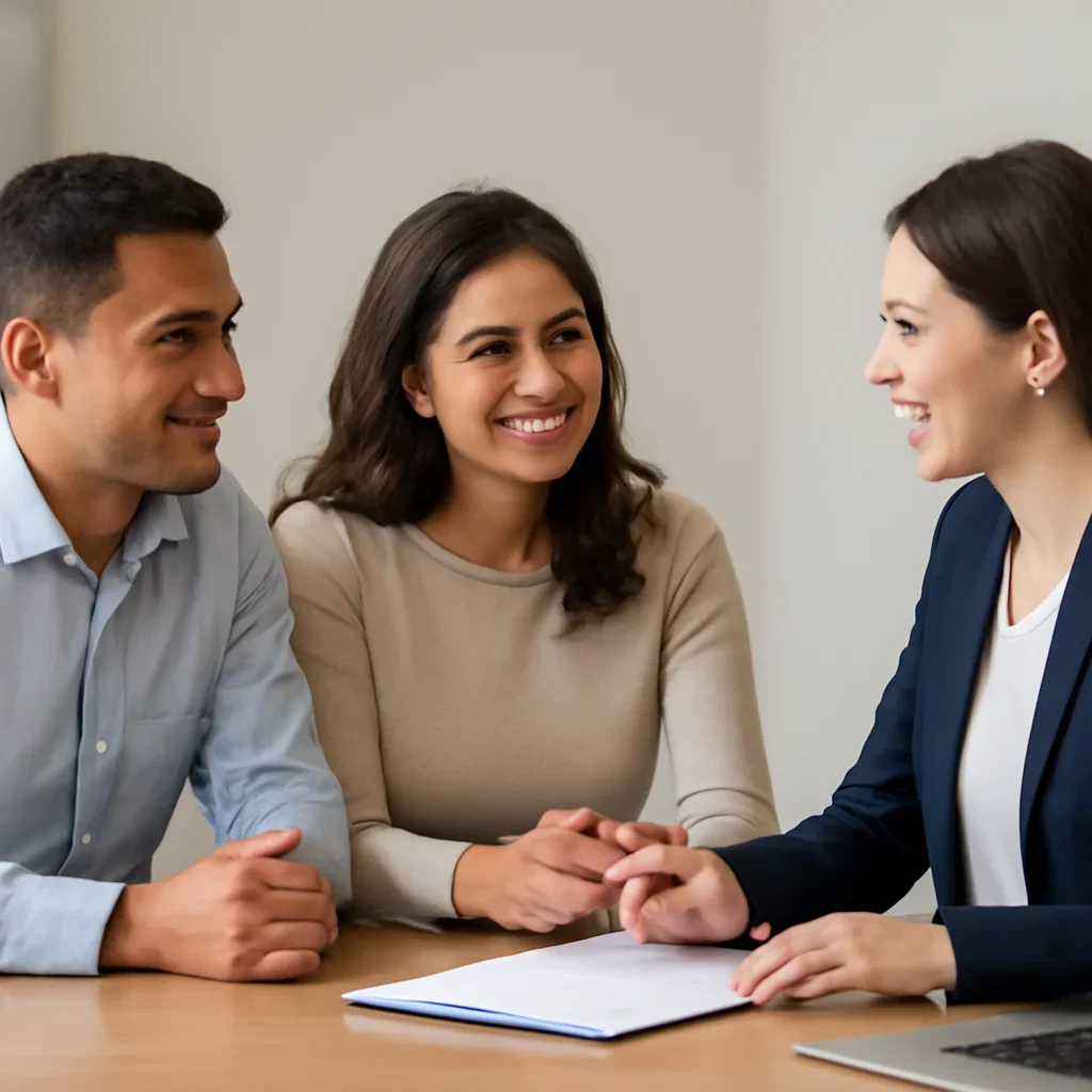 1099 Loan consultation image showing a clear next-step meeting