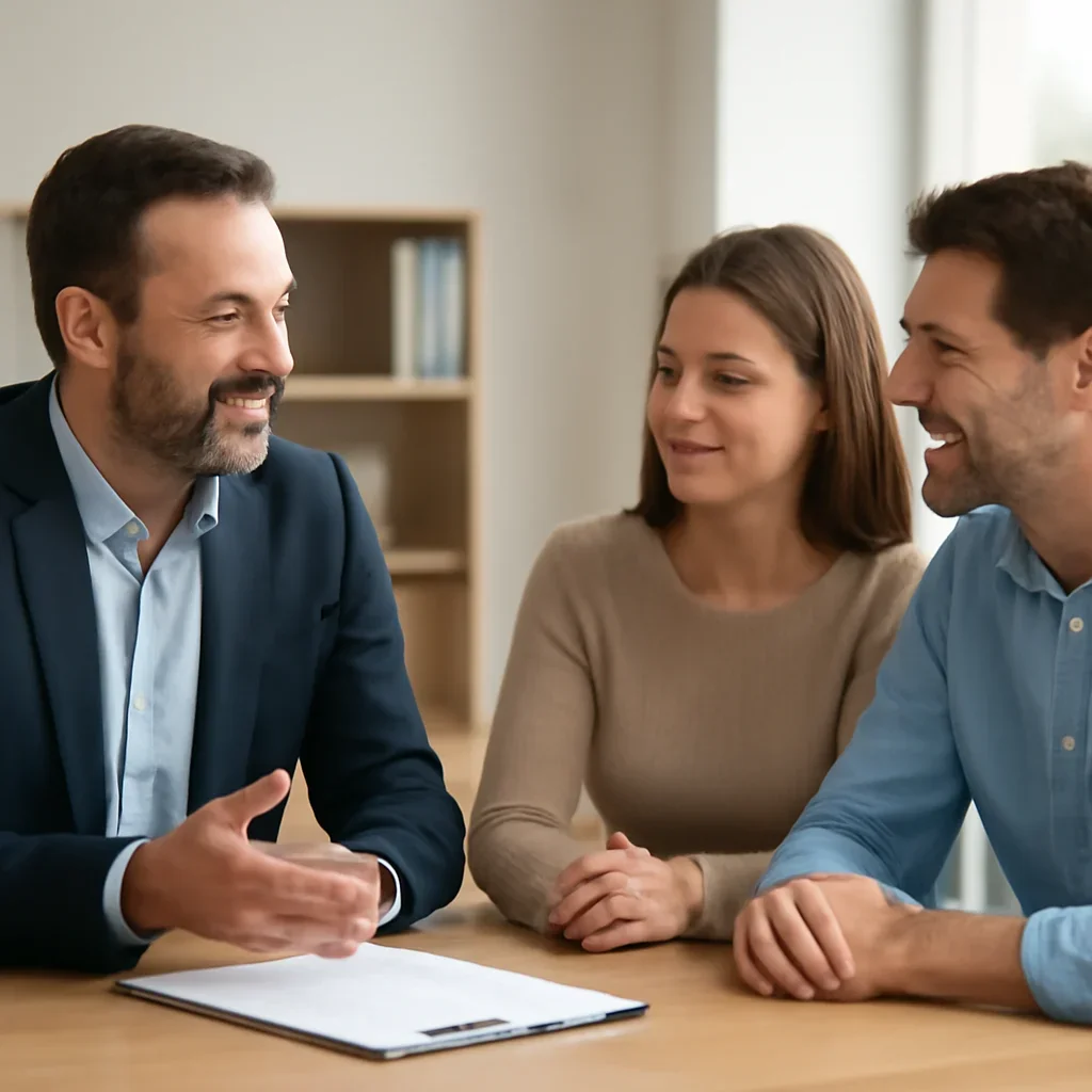 Bridge Loan consultation image showing a clear next-step meeting