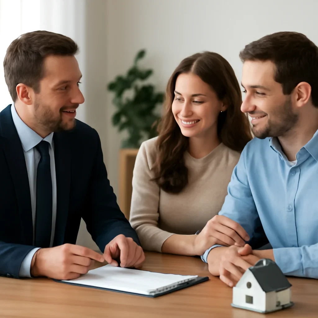 Conventional Loan consultation image showing a clear next-step meeting