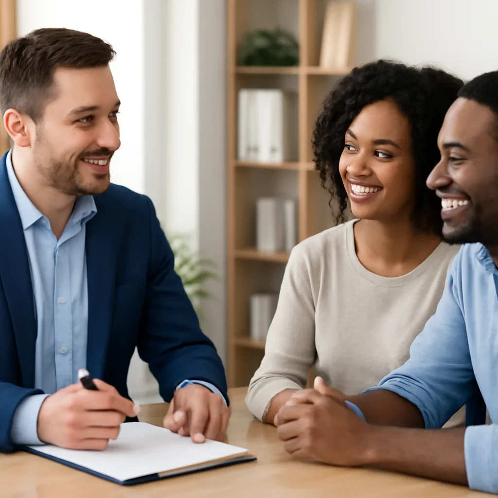 Down Payment Assistance consultation image showing a clear next-step meeting