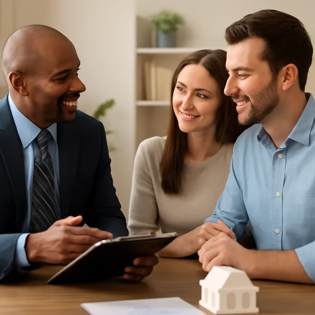FHA Loan consultation image showing a clear next-step meeting