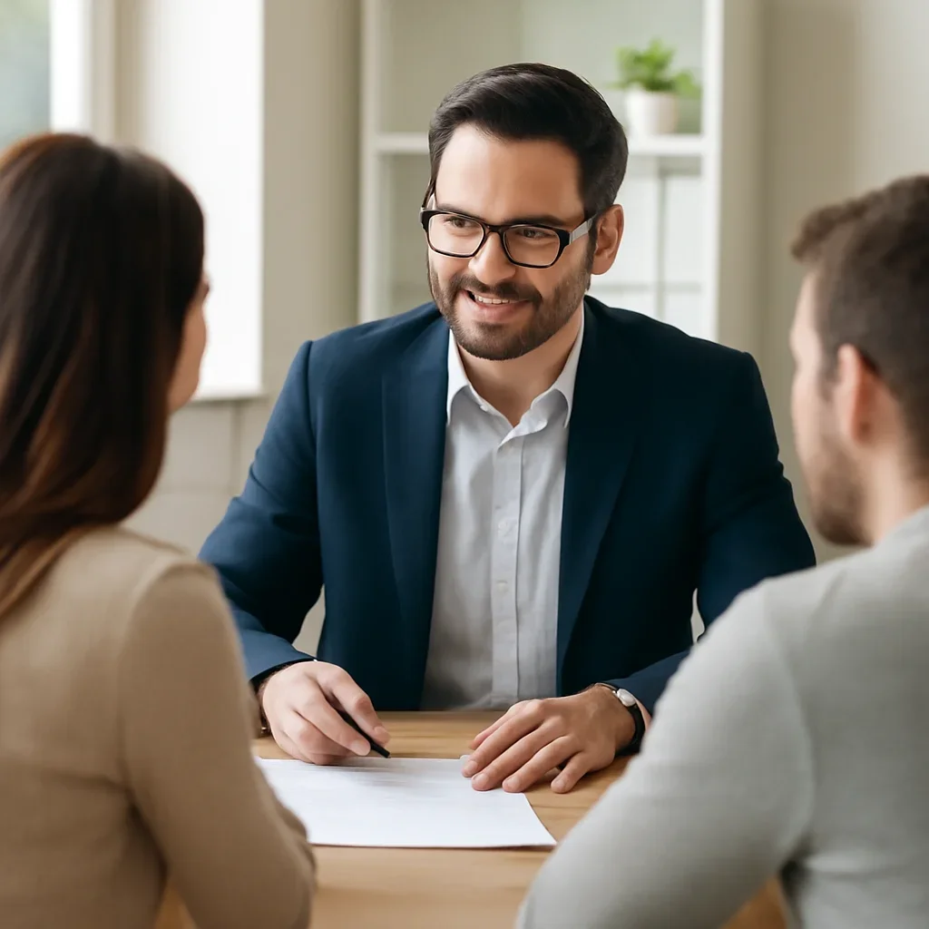 FHA Streamline Refinance consultation image showing a clear next-step meeting