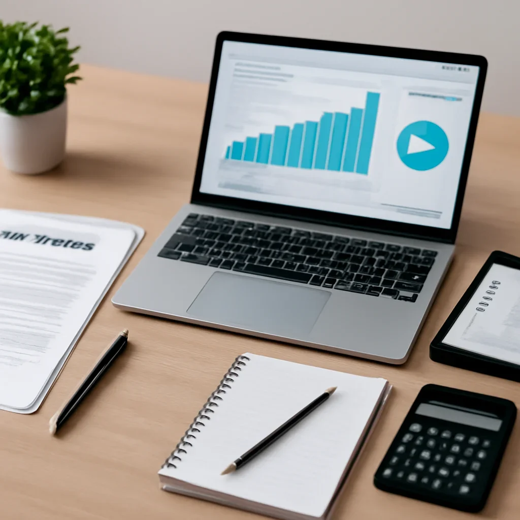 Fix & Flip Loan supporting image with mortgage documents and digital planning tools