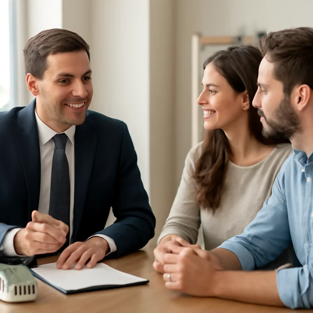 Jumbo Loan consultation image showing a clear next-step meeting