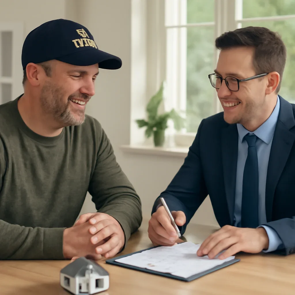 VA IRRRL consultation image showing a clear next-step meeting