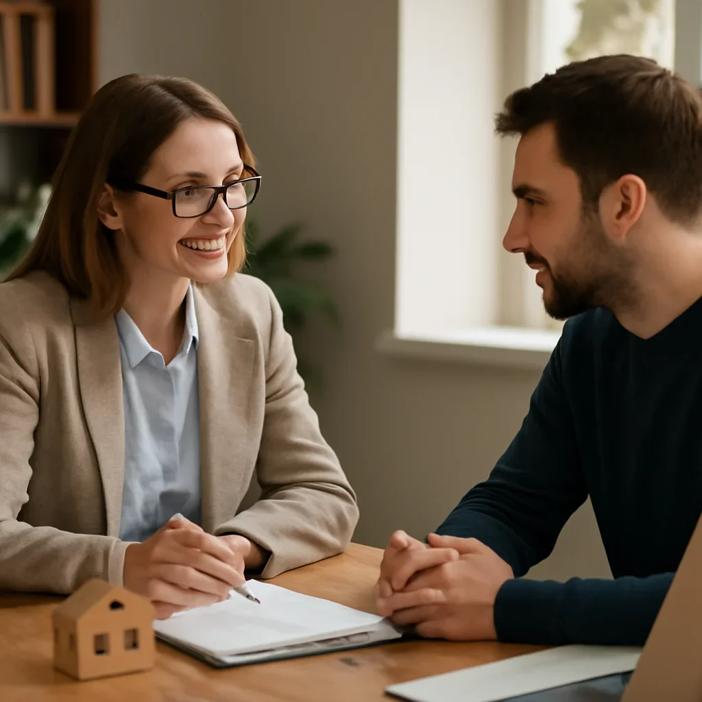 Mortgage Rates & Pricing call-to-action meeting between advisor and client