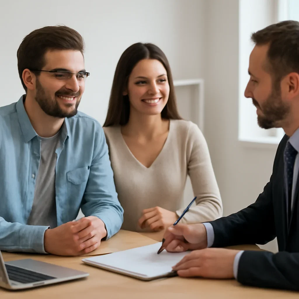 First-Time Home Buyers consultation image showing a clear next-step meeting
