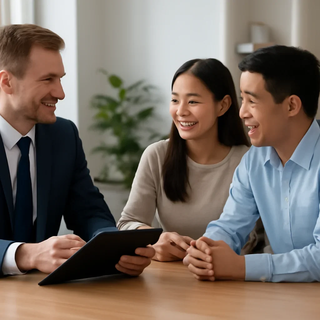 Foreign National Buyers consultation image showing a clear next-step meeting