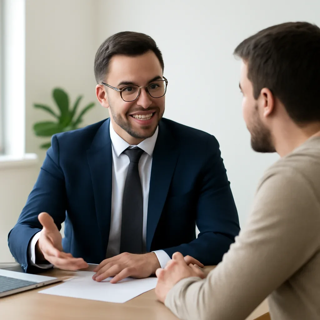 Self-Employed Borrowers consultation image showing a clear next-step meeting