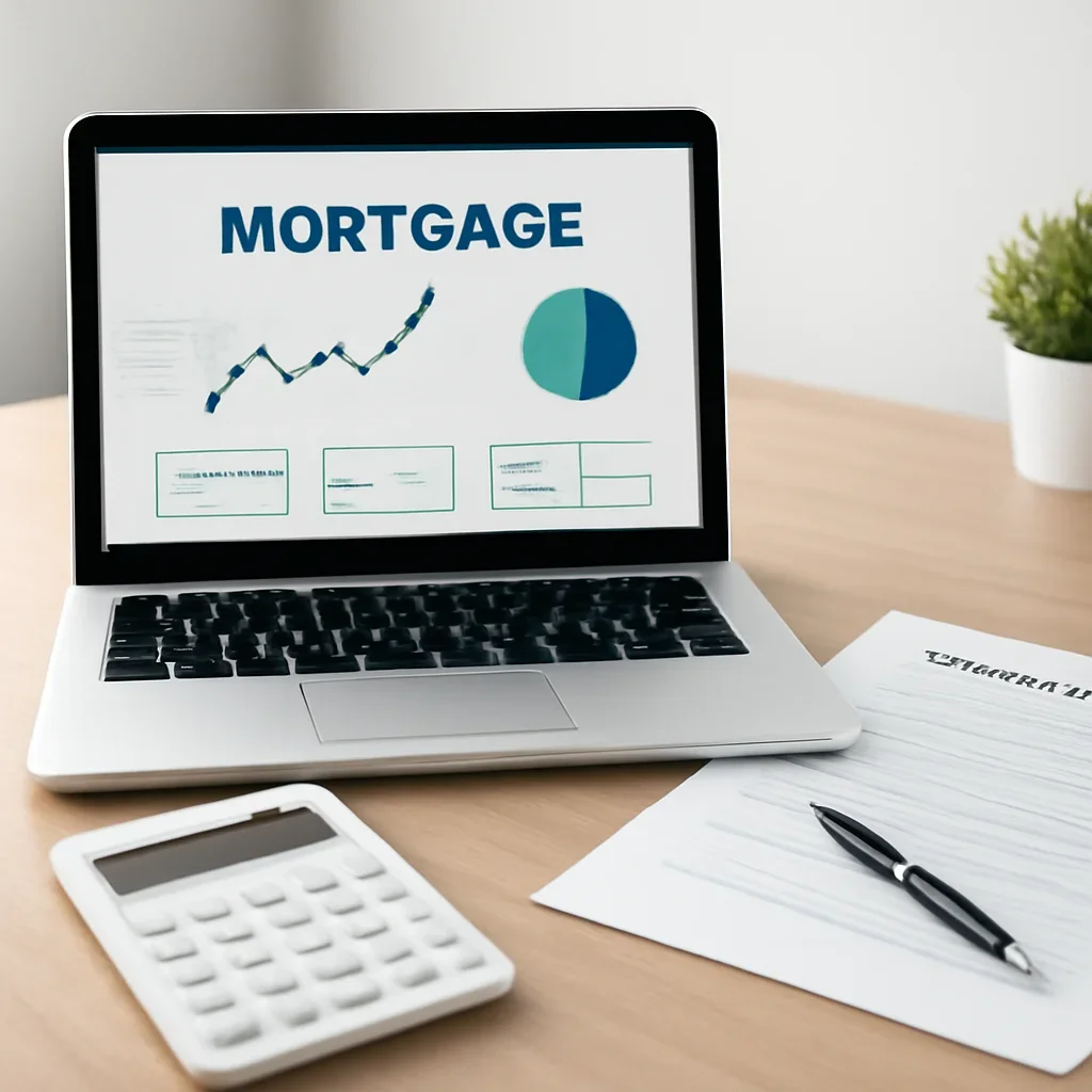 Solutions supporting image with digital mortgage tools and paperwork